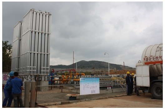 我市首座LNG釋放站建成，燃氣保供能力將有所提升